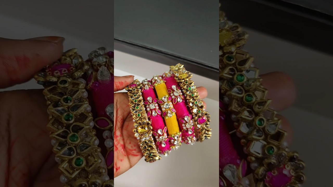 RAWSILK BANGLES 😍 Whatsapp us for orders & queries +91 97918 33350. 
