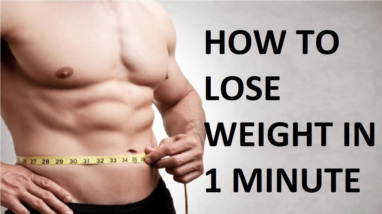 how to lose weight fast in 1 minute - YouTube
