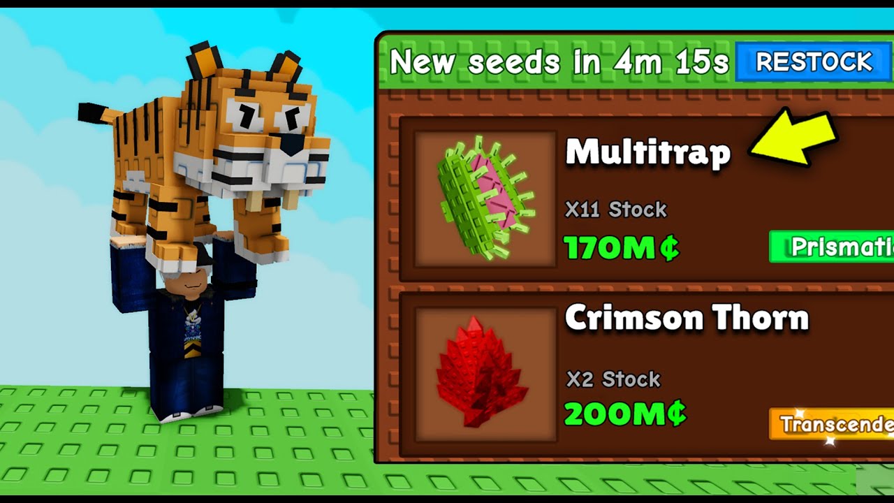 Cara Mendapatkan Semua PET & SEED Baru di Seed Stages Update Grow A Garden Roblox