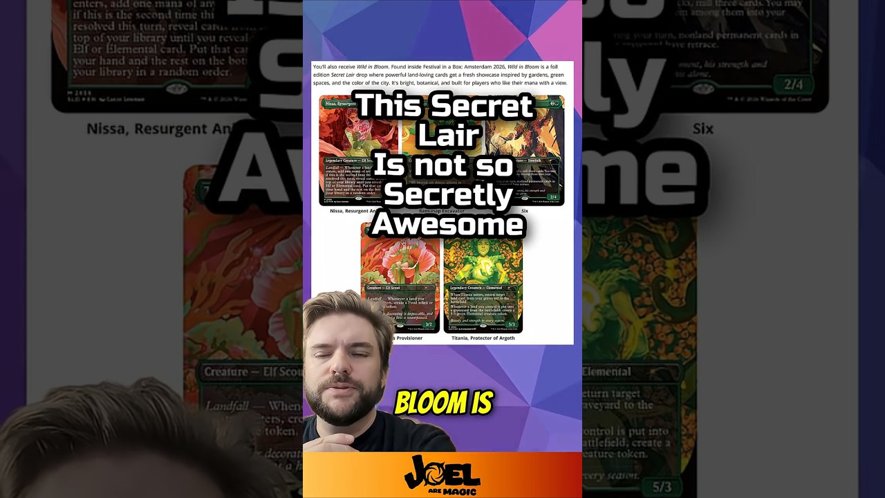 Is Secret Lair Wild in Bloom Worth Buying? #shorts - YouTube