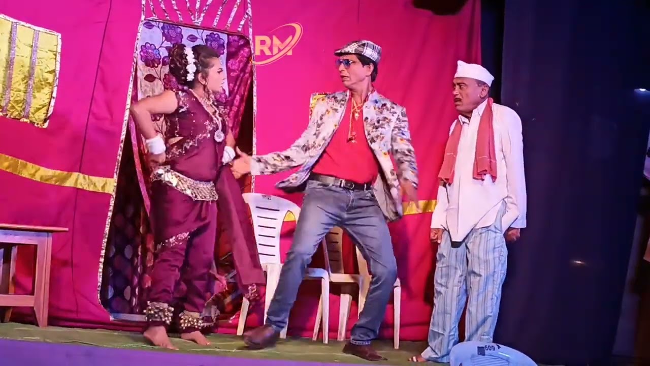 झाडीपट्टी सुपरहिट कॉमेडी चेतन वडगाये अरविंद झाडे आणि  मिस प्रज्ञा