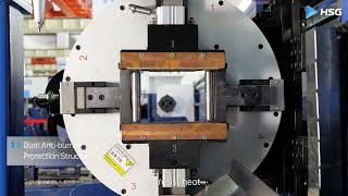 HSG R2 Laser Tube Cutting Machine for Small and Medium Tubes
