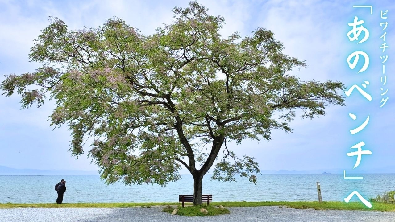 【びわ湖一周】バームクーヘンとあのベンチ【ツーリング】