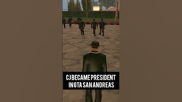 CJ became president in GTA San Andreas #gtasanandreas #gaming #gamingshorts #gtasanandreasmods