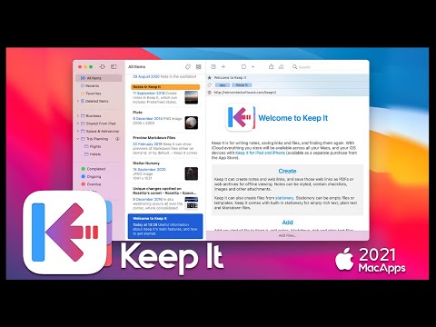Keep It 2021 for Mac | Interface & Workspace Quick View