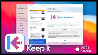 Keep It 2021 for Mac | Interface & Workspace Quick View screenshot 2