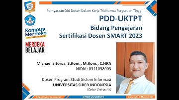 PDD-UKTPT Serdos SMART 2023 Bidang Pengajaran - Michael Sitorus - Basis Data