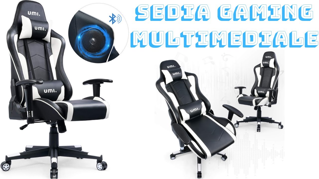 Montiamo la nuova SEDIA DA GAMING di UMI by AMAZON - YouTube