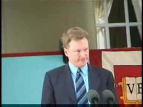 Conan O'Brien's Speech to the Harvard Class of 2000.(Pt 1 of 2)