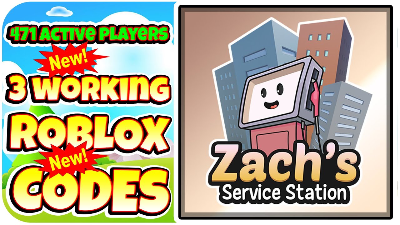 NEW CODES Zach's Service Station By Blox Studiо, Roblox GAME, ALL