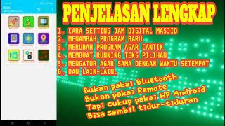 Cara Setting Jam Digital Masjid (JWS Al Ashr) Secara Lengkap dan Jelas