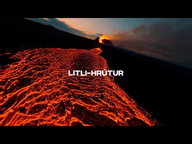 Moments from Iceland's Newest Volcano: Litli-Hrútur (Shot On DJI Air 3) 🌋 class=