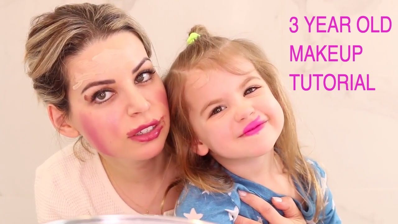 Toddler Does Makeup On Mommy YouTube
