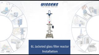 6L Jacketed glass filter reactor