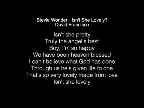 Stevie Wonder - Isn't She Lovely - Tradução 