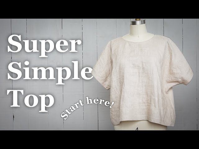 Free Sewing Tutorial: How to Sew a V-Neck Boxy Top (YouTube) 3 sddefault