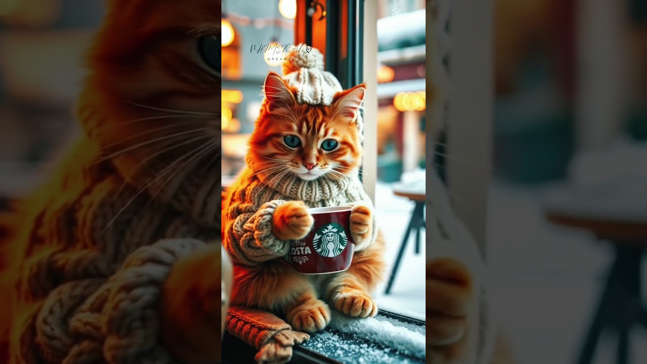 "Meet the Adorable Costa Coffee Cat: The Purr-fect Perk for Coffee Lovers! ☕🐾" 