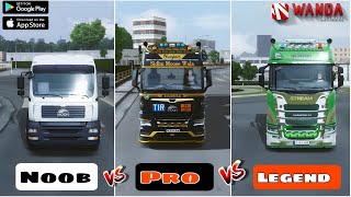 🚛 Noob vs Pro vs Legend 🚛 types of drivers in Trucker's of Europe 3 😍😍 || @WandaSoftware || screenshot 4