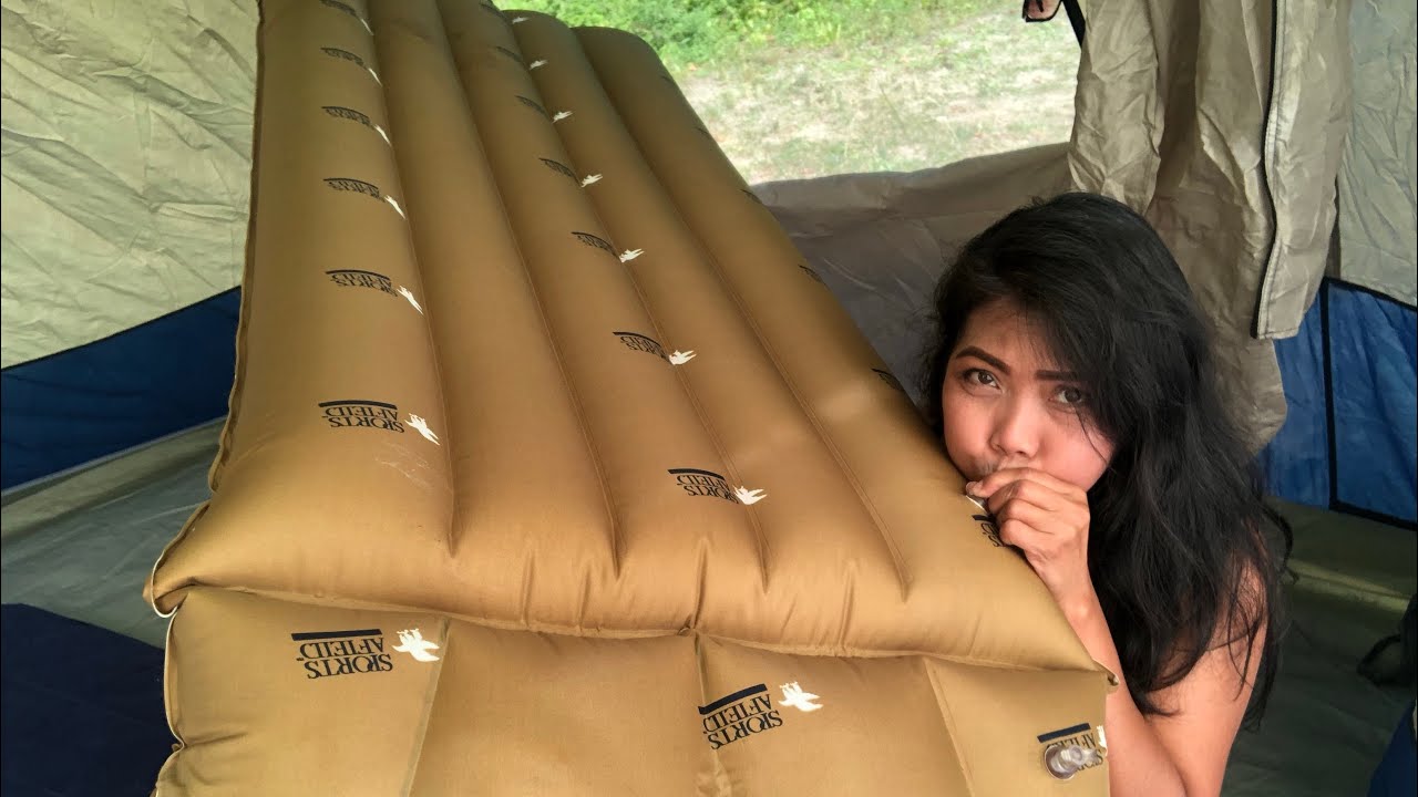 Blow up my airbed  Blow Blow by mouth and air-pomp