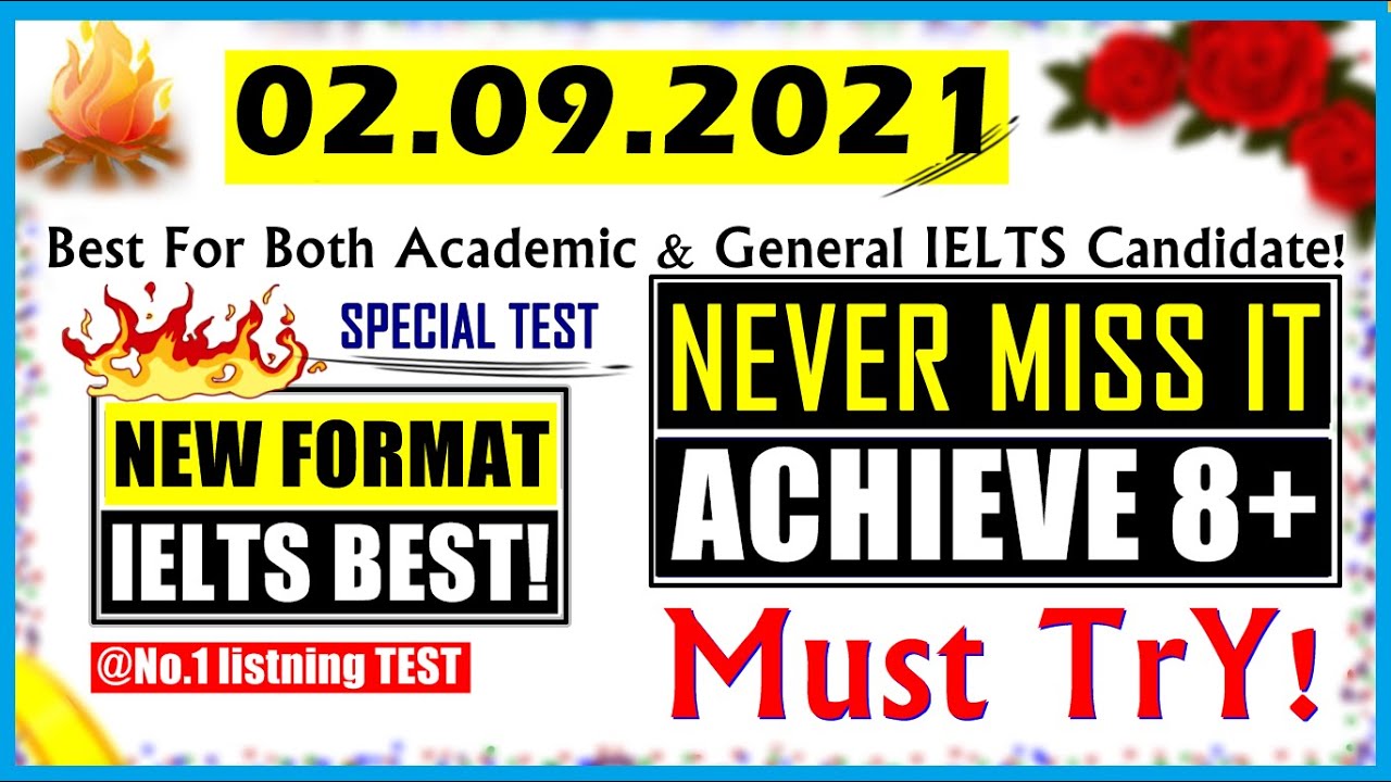 IELTS LISTENING PRACTICE TEST 2021 WITH ANSWERS  02092021