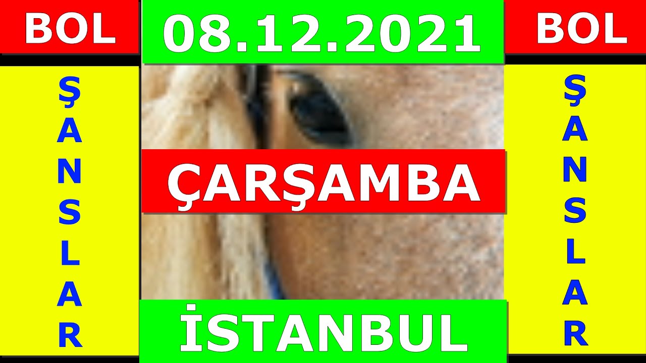 08 aralik 2021 carsamba istanbul yaris tahminleri altili tahminleri ganyan tahminleri tjk youtube