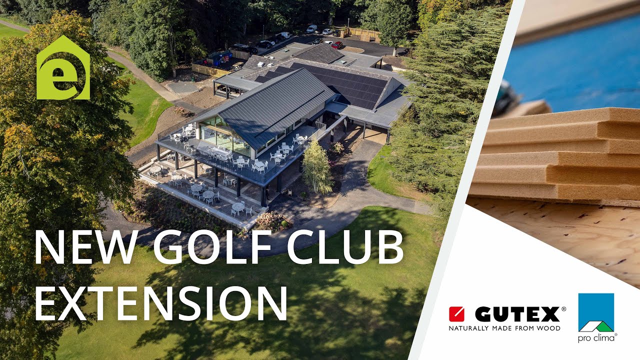 Matfen Hall Golf Club New Build Extension and Renovation using Pro Clima and Gutex Products