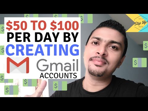 How To Make $50 To $100 Per Day Creating Gmail Accounts - Free Bonus & Giveaway