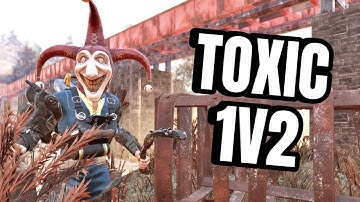 Fighting a TOXIC 1v2 Battle (Fallout 76 PVP)