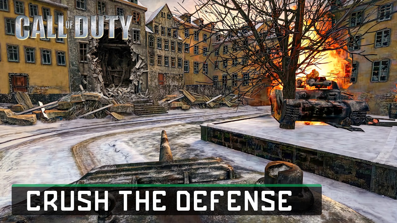 Call of Duty [Graphic Mod] Mission 22 - Oder River Town [4K VETERAN ...