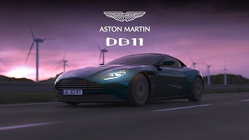 Aston Martin DB11 Scenic Drive - 3D Render