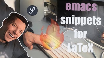 LaTeX snippets with Yasnippet & Auto Activating Snippets