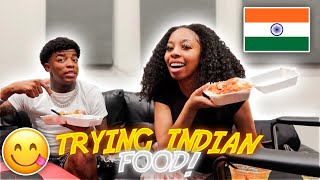 TRYING INDIAN FOOD!