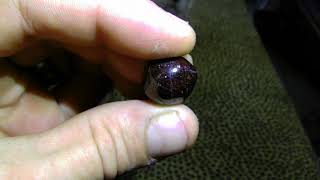 First cut and polished Star Garnet!