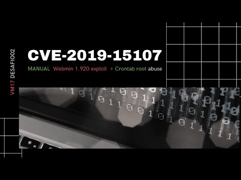 Manual Webmin 1.920 exploit | CVE-2019-15107 | Crontab |#Desafio02 Beco do Exploit #VM17 - Nezuko1