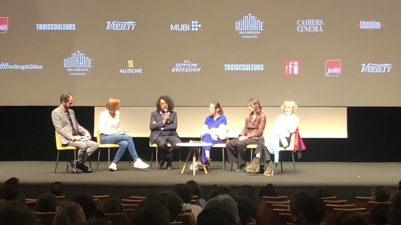 Q&A Conann, Bertrand Mandico & cast (76th Cannes Film Festival 20th may 2023, Theatre Croisette)
