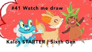 #41 Watch me draw...Sinnoh STARTER | Sixth Gen by Senorita_Gabita 183 views 4 years ago 1 minute, 32 seconds