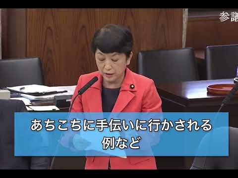 2023/11/15参院特別委【会計年度任用職員制度②】期末手当の代わりに賃金が下がる、業務が固定されず手伝いに行かされる、経験や実績が正当に評価されず更新されない例も。更新の時期が遅く次の職にも影響 @FukushimaMizuho