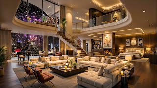 Happy New Year 2025 🏢 Luxury Apartment Ambience with Soft Piano Jazz Music for Relaxation screenshot 5