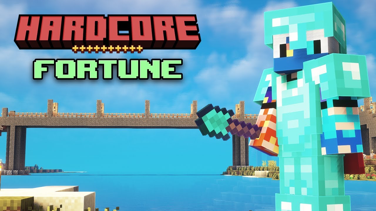 Fortune 3 Enchantment & Emerald Trade - Minecraft Hardcore - YouTube