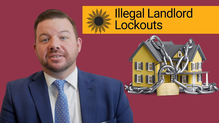 My Landlord Changed the Locks - Now What?