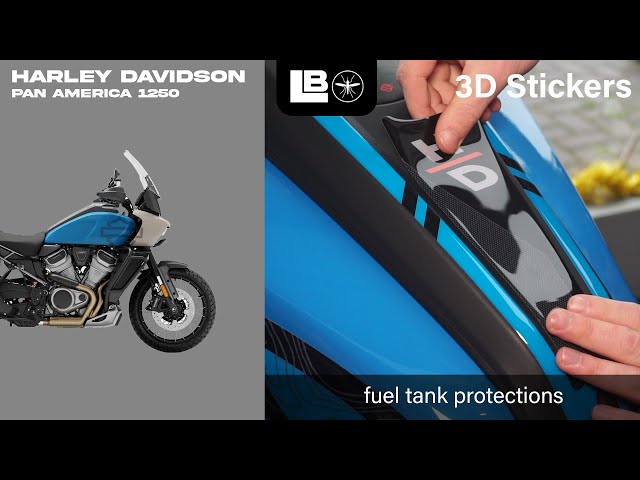 LabelBike® 3D STICKERS fuel tank protections compatible with