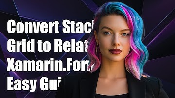 How to Convert StackLayout and Grid to RelativeLayout in Xamarin.Forms