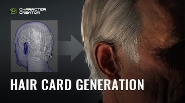 Realtime Digital Double #3 - Hair Card Generation - by Sefki Ibrahim