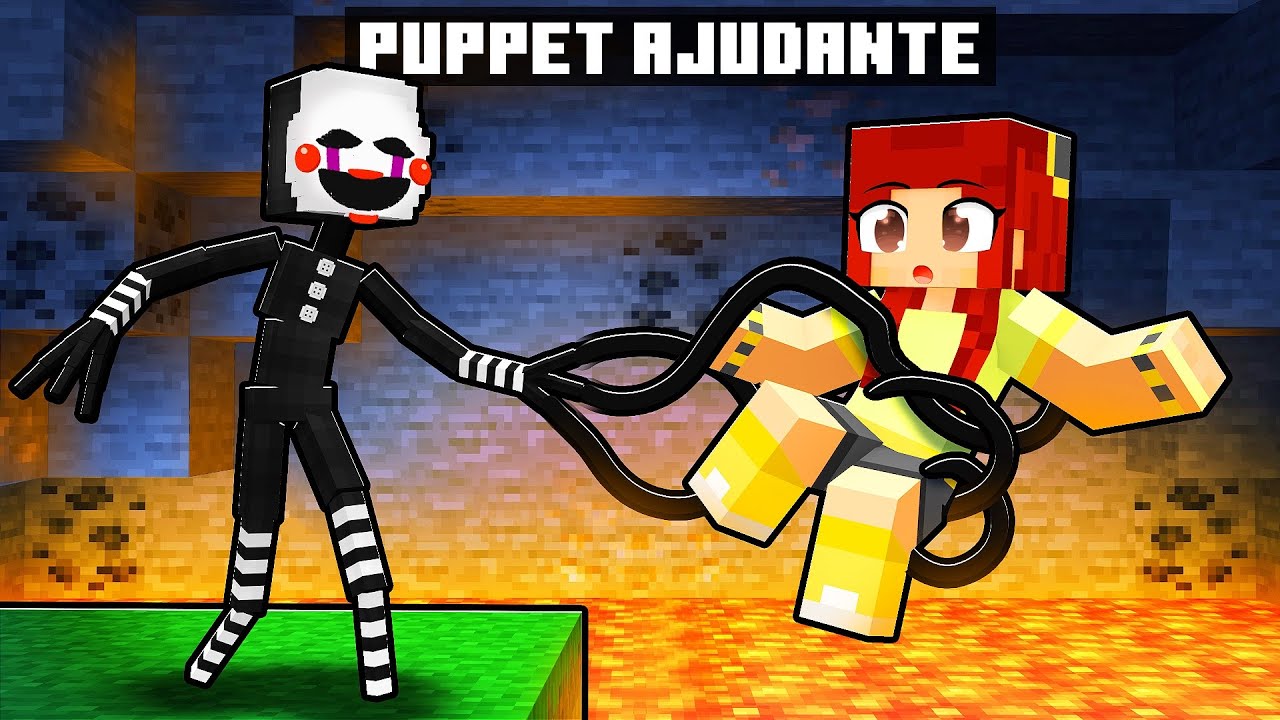 JOGANDO como PUPPET AJUDANTE no Minecraft!! ‹ DONAT3LO ›