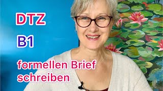 DTZ Mitteilung schreiben | formeller Brief | Internet & Telefon | B1 | Deutsch lernen