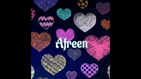 Afreen name status