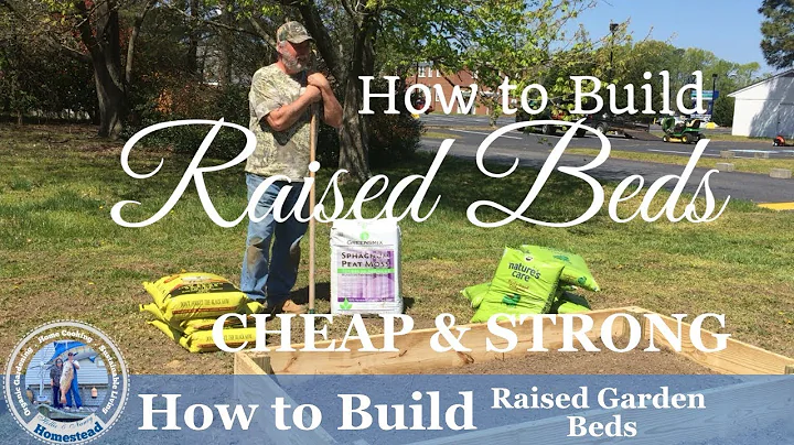 How to Build Raised Garden Bed -  (CHEAP & STRONG)