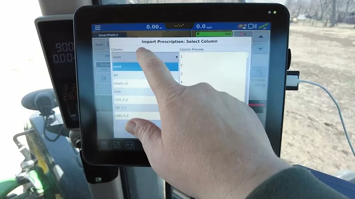 Loading a variable rate prescription into an InCommand 1200