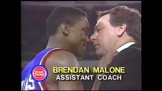 The clip the Pistons used to introduce Brendan Malone...