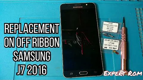 How To Replacement On Off Ribbon Samsung J7 2016